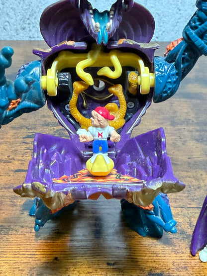 Vintage Bluebird Mighty Max Strikes Pharoah Phang Fang 90s incompleto