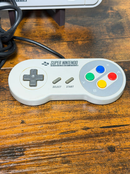 SNES - Console Super Nintendo + controller (senza fili - testata)