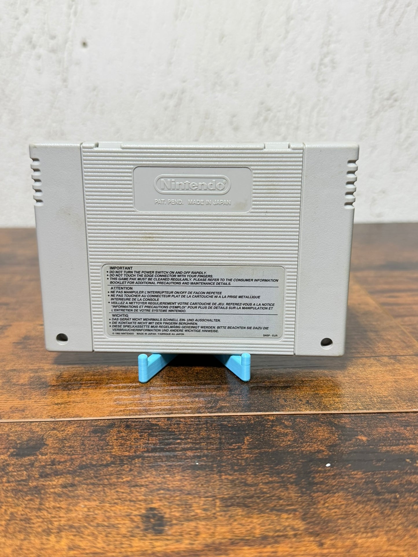 1995 SNES The MASK Super Nintendo 16 Bit Gioco Cartuccia PAL