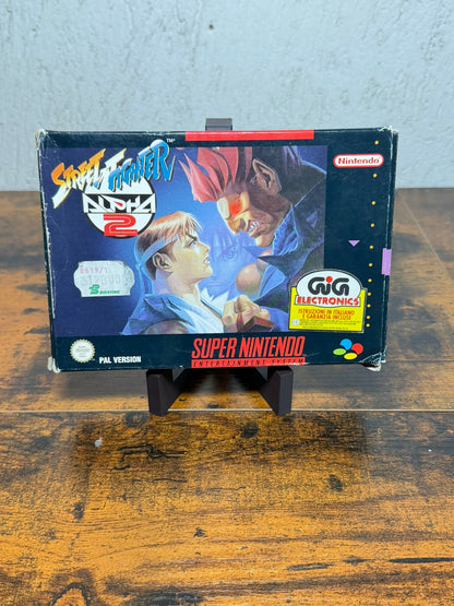 Super Nintendo - Street Fighter Alpha 2 - Snes - confezione originale