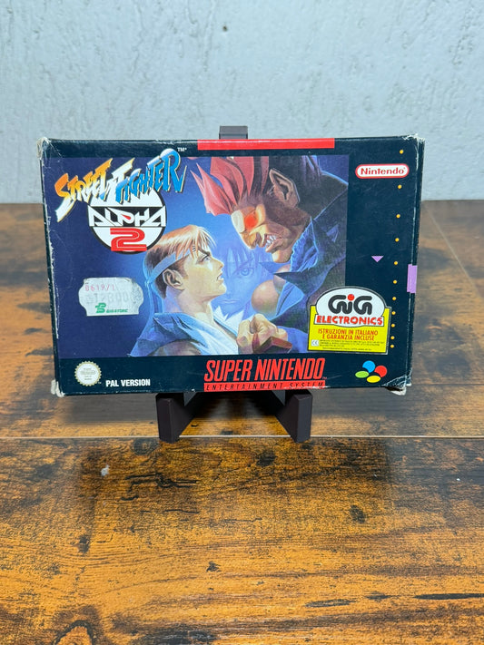 Super Nintendo - Street Fighter Alpha 2 - Snes - confezione originale