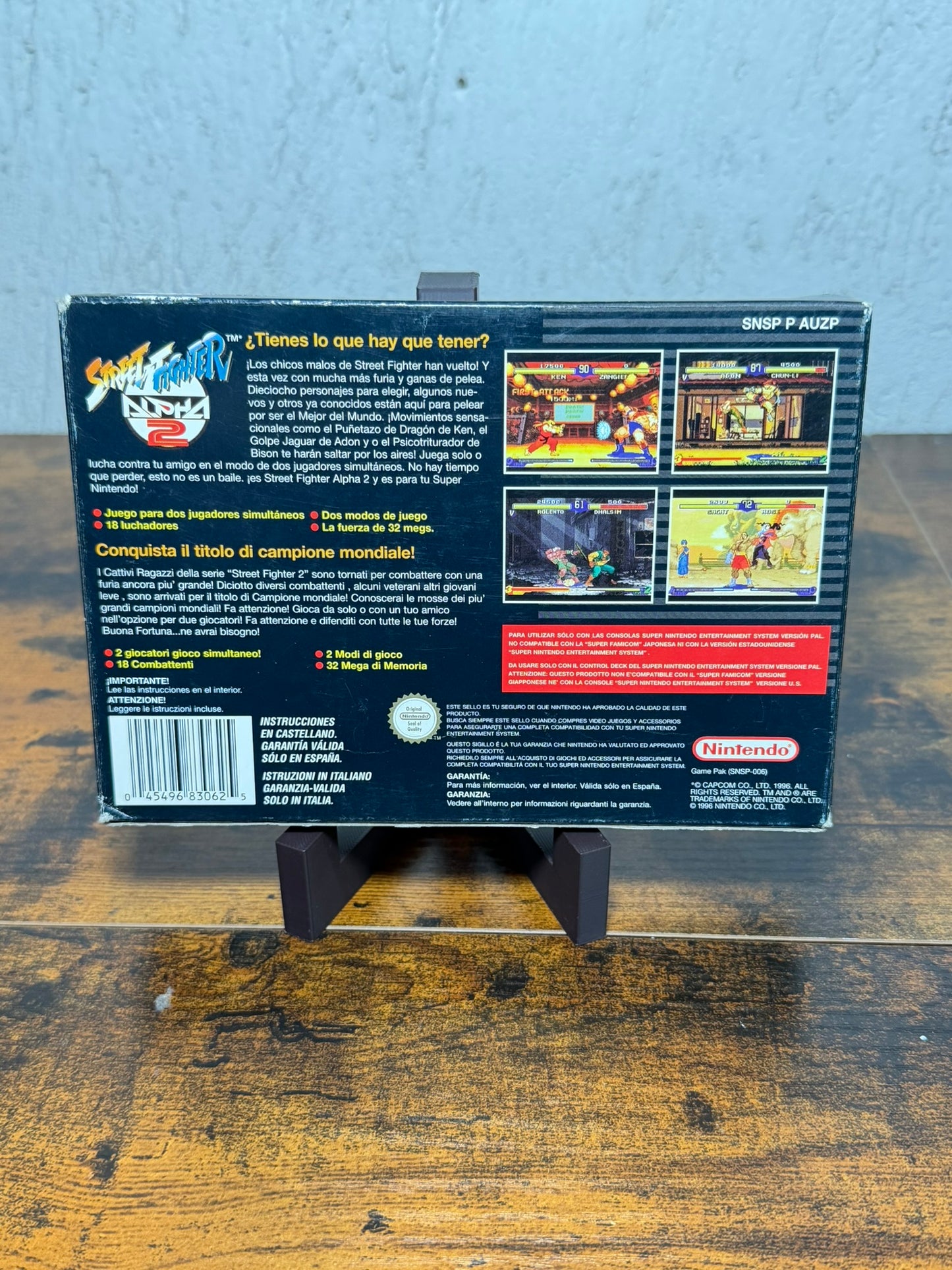 Super Nintendo - Street Fighter Alpha 2 - Snes - confezione originale