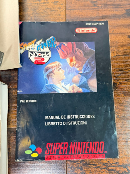 Super Nintendo - Street Fighter Alpha 2 - Snes - confezione originale
