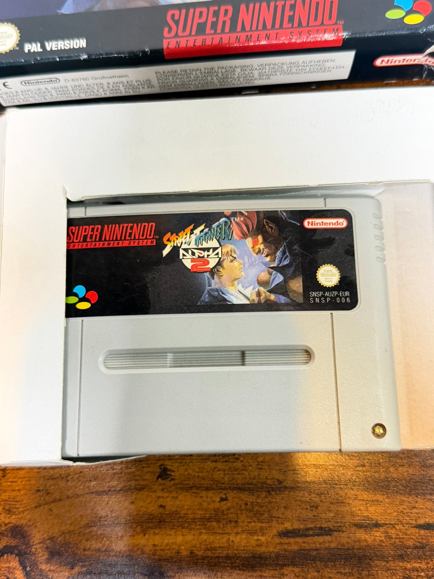 Super Nintendo - Street Fighter Alpha 2 - Snes - confezione originale