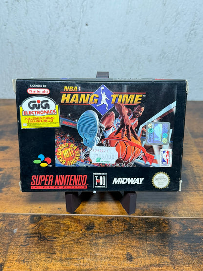 NBA HANG TIME GAMES PAL EU SNES SUPER NINTENDO solo box
