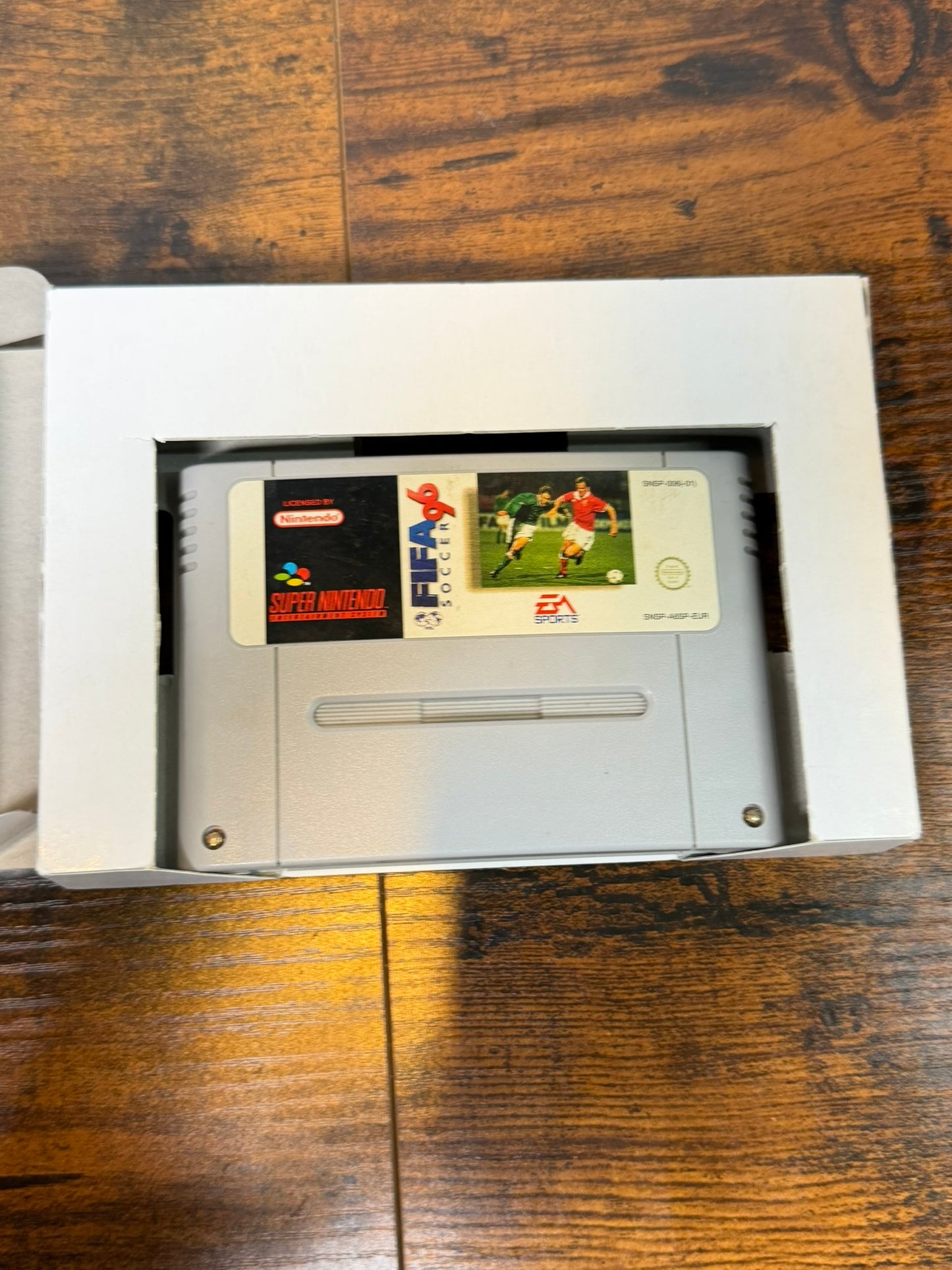 FIFA Soccer 96 Super Nintendo SNES PAL EUR manca libretto
