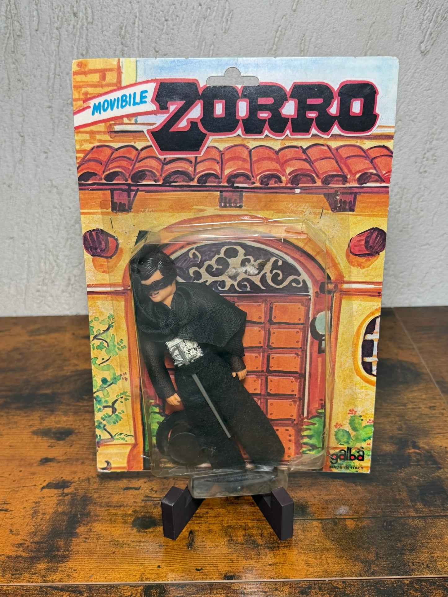 Action figure Zorro anni '80 Galba made in italy