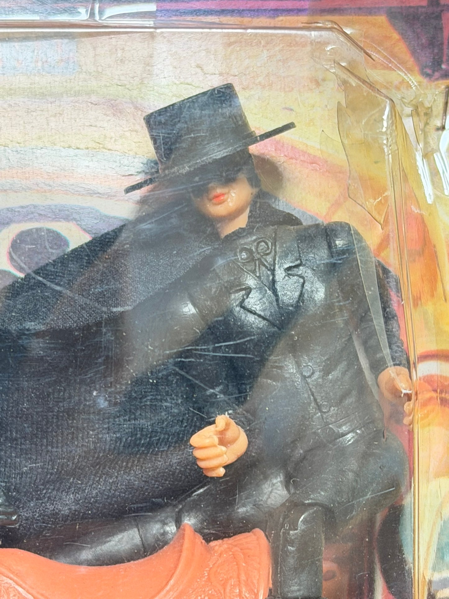 Action figure Zorro a cavallo Galba made in italy anni '80