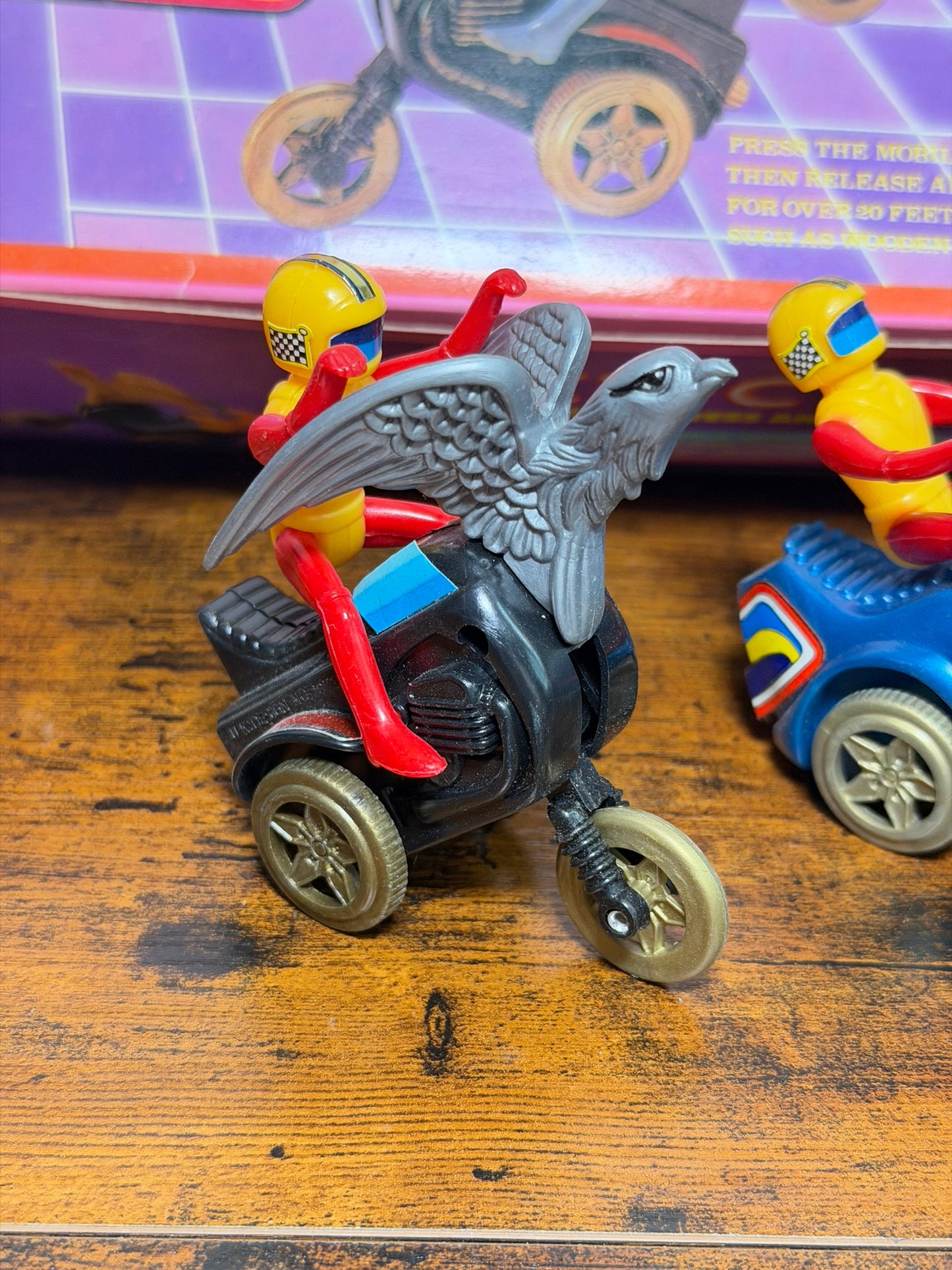box 12pz Vintage 1983 Hong Kong Space-Cycle turbo motorcycle racer knockoff