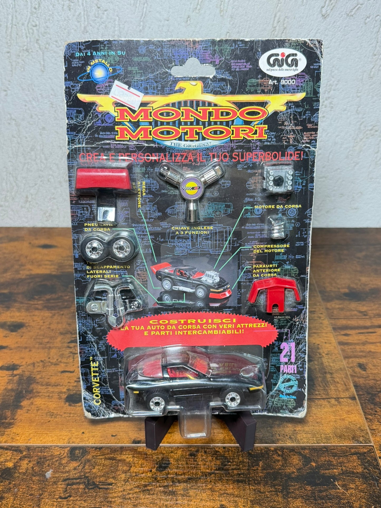 set vintage Mondo Motori della Gig (Art. 9000) Corvette