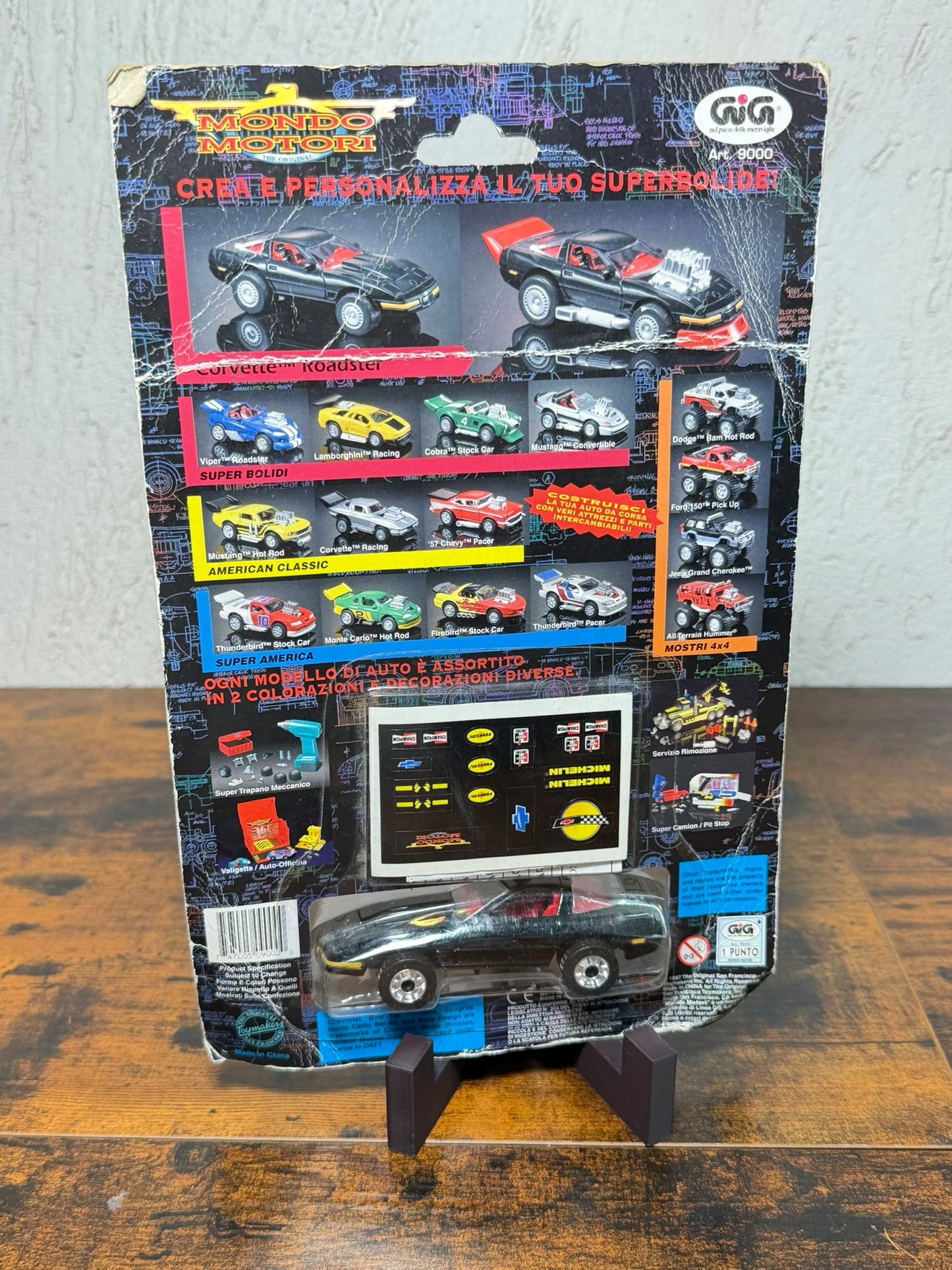 set vintage Mondo Motori della Gig (Art. 9000) Corvette