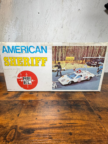 MACCHINA RADIOCOMANDATA VINTAGE REEL 45 AMERICAN sheriff funzionante
