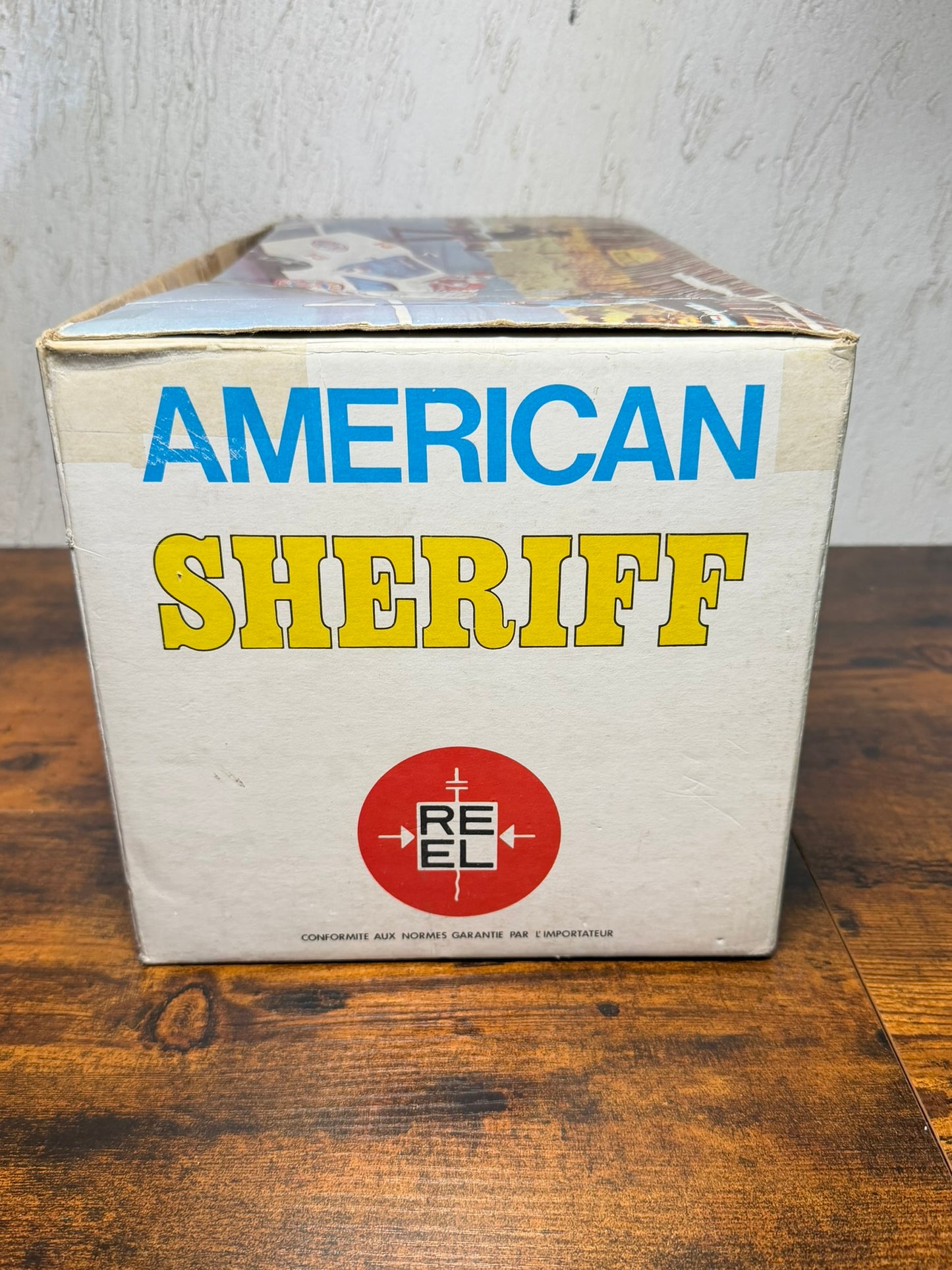 MACCHINA RADIOCOMANDATA VINTAGE REEL 45 AMERICAN sheriff funzionante