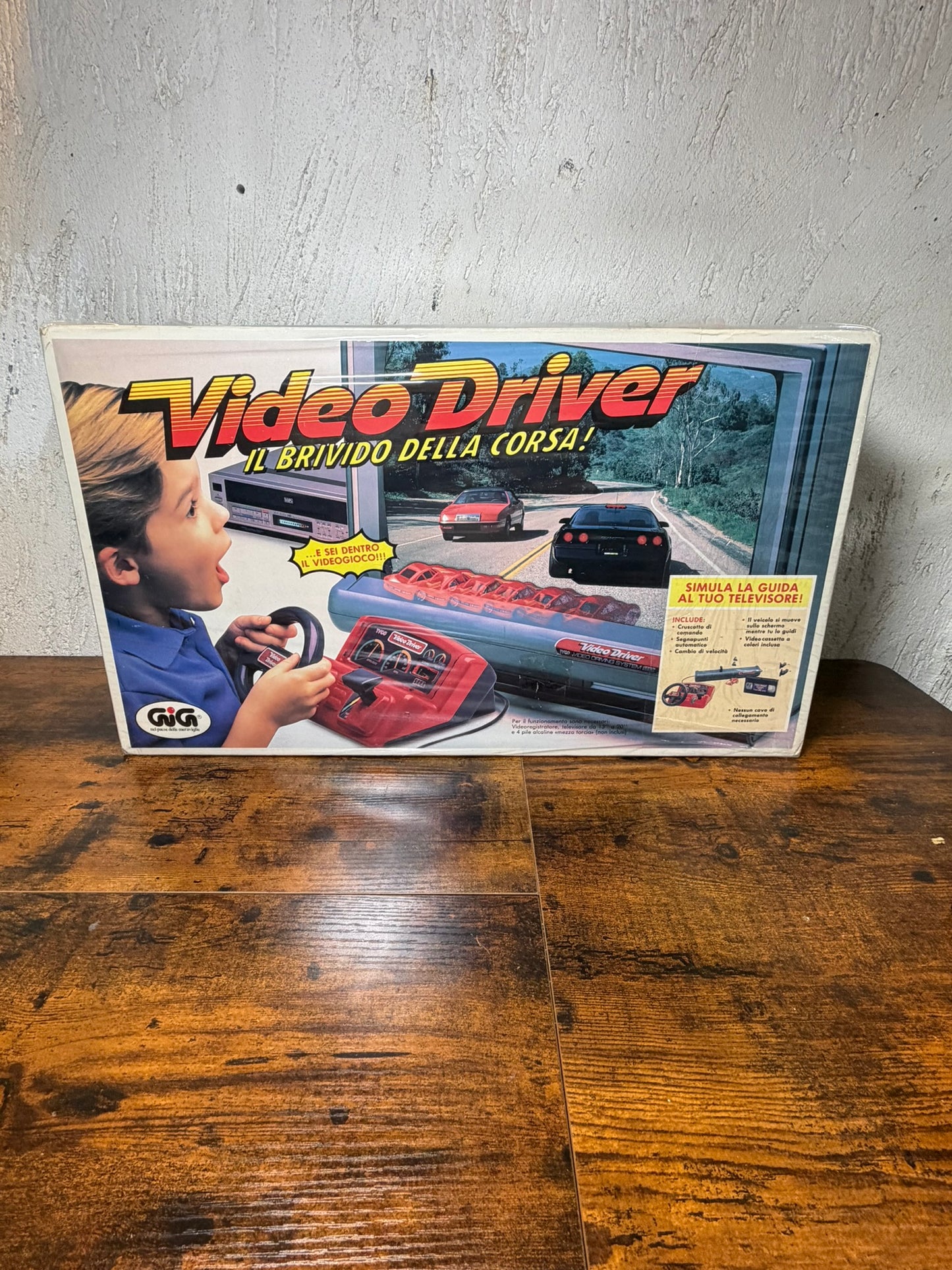 SEGA VIDEO DRIVER VHS VINTAGE GAME RETRO RETROGAME VIDEOGIOCO 1989 TYCO GIG OLD