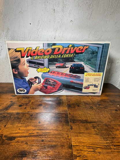 SEGA VIDEO DRIVER VHS VINTAGE GAME RETRO RETROGAME VIDEOGIOCO 1989 TYCO GIG OLD