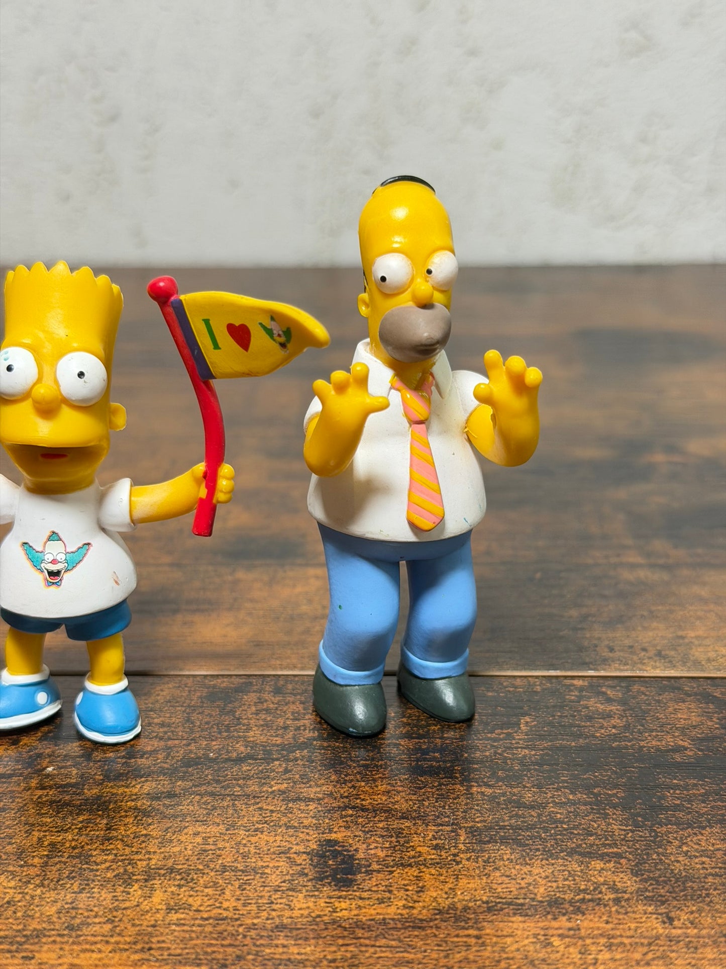 Lotto 3 personaggi Simpson Bart - Homer - Krusty