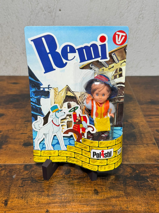 POLISTIL BAMBOLA REMI' cartoni tv VINTAGE 1979 REMIGIO SANS FAMILLE NEW IN BOX