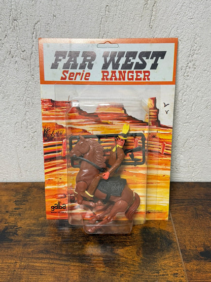 Indiano di plastica Far West serie Ranger Galba made in italy