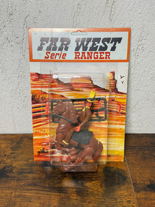 Indiano di plastica Far West serie Ranger Galba made in italy