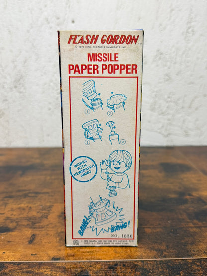 Flash Gordon Missile paper popper nasta 1976