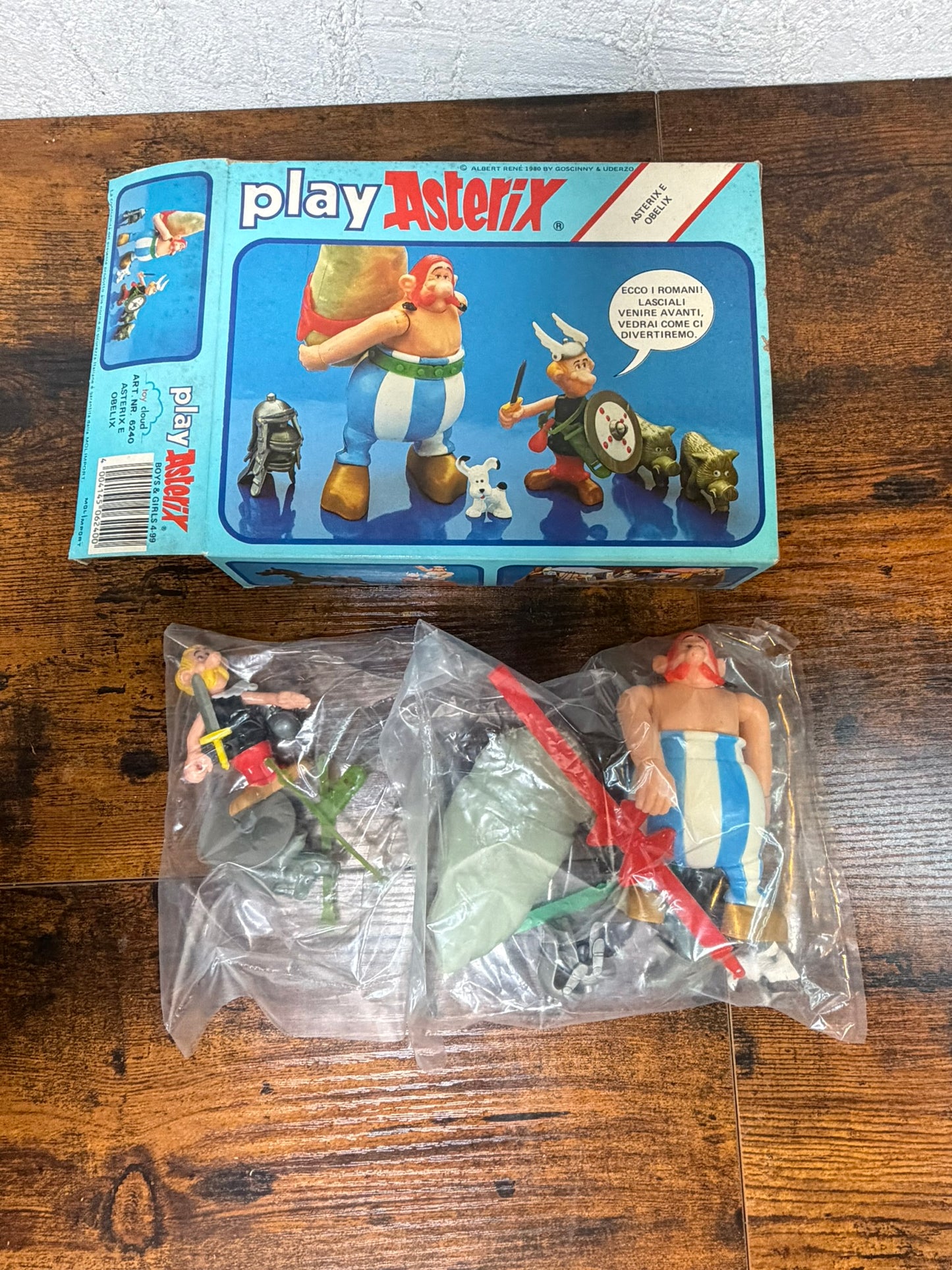 PLAY ASTERIX e OBELIX VINTAGE 1980 ALBERT RENE' COSCINNY UDERZO 6240 NEW IN BOX