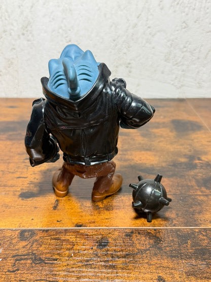 Street Sharks Pool Shark Ripster Mattel 1995 Vintage Giacca Pelle Raro