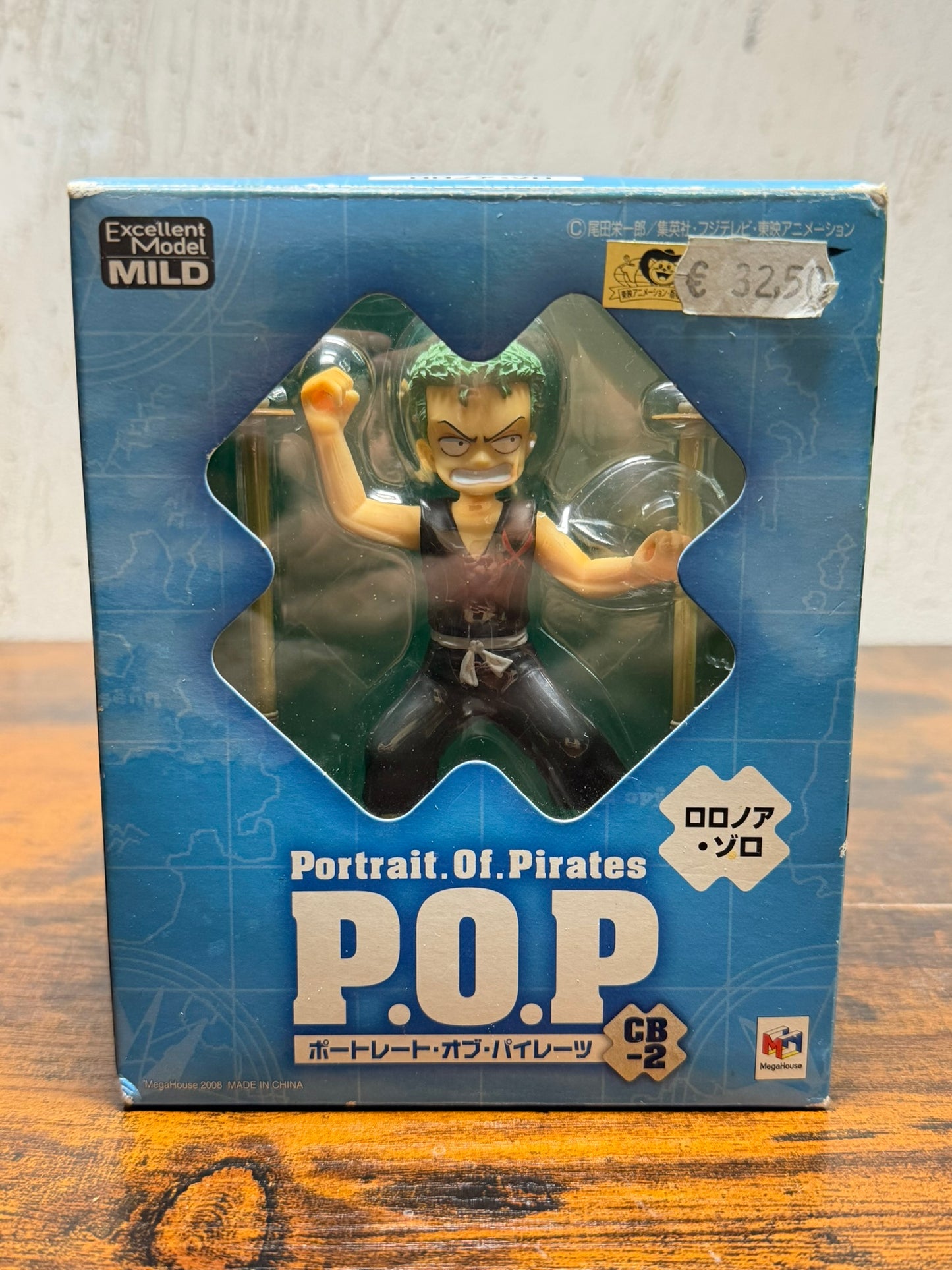 Mega House Figure One Piece Roronoa Zoro P.o.p CB-2 Portrait of Pirates