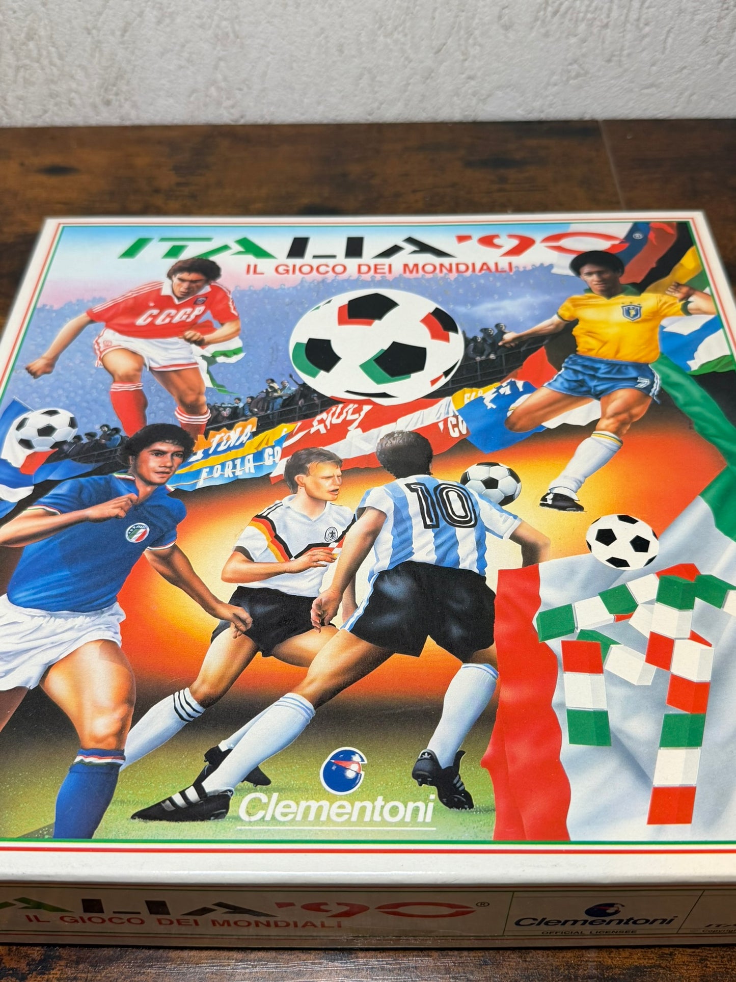 Italia 90 World Cup Gioco Da Tavolo Clementoni Vintage (senza istruzioni)