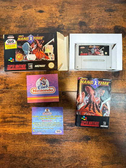NBA HANG TIME GAMES PAL EU SNES SUPER NINTENDO completo