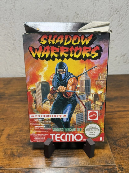 Shadow Warriors Ninja Gaiden Nintendo Nes completo con manuale e scatola