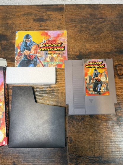 Shadow Warriors Ninja Gaiden Nintendo Nes completo con manuale e scatola